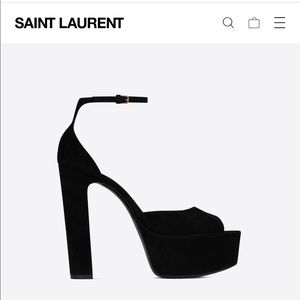 COPY - Saint Laurent Jodie Platforms